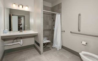 Employee Housing Accessible Bathroom