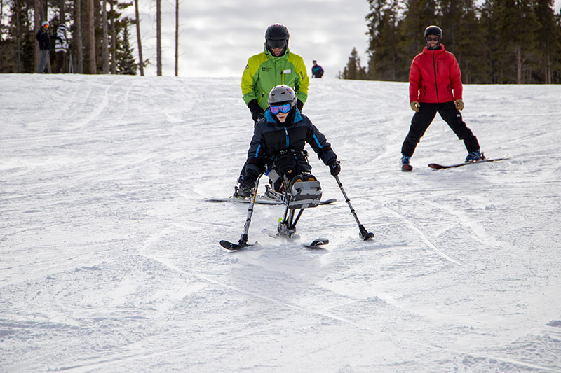 Casey Myers on his mono-ski