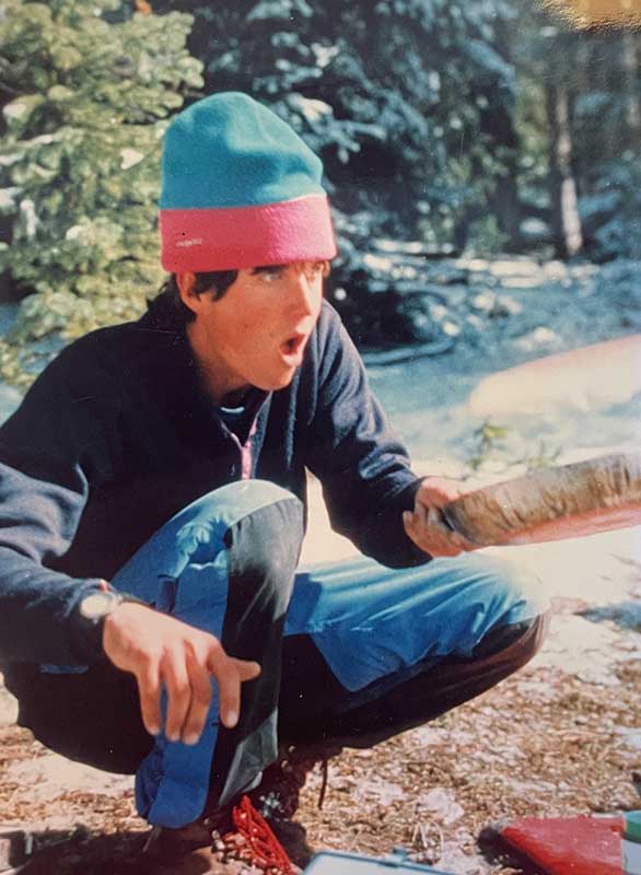 Earl working a BOEC outdoor program in 1993