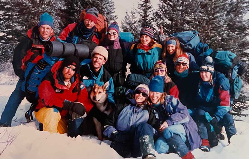 1992 winter intern camping trip