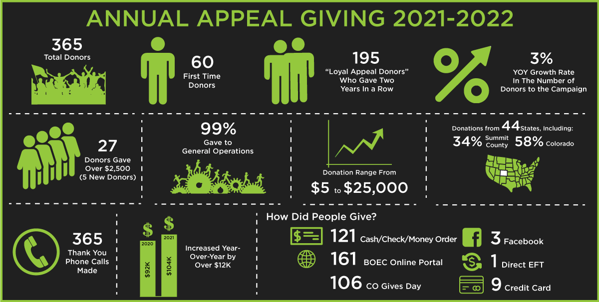 Holiday giving infographic