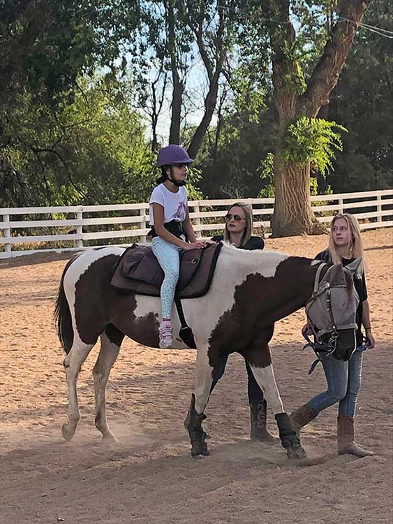 Equine therapy for Ellie's Rett syndrome