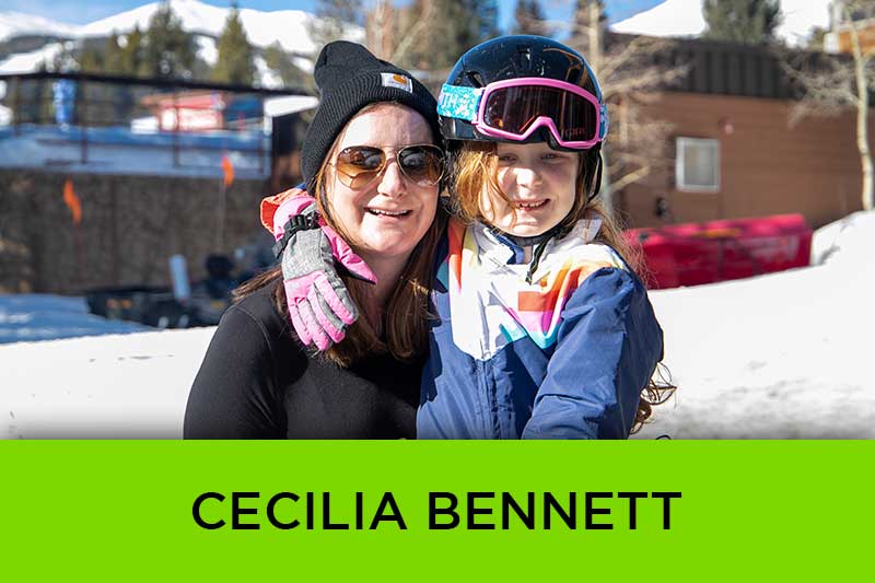 Cecilia Bennett, BOEC Adaptive Ski Participant