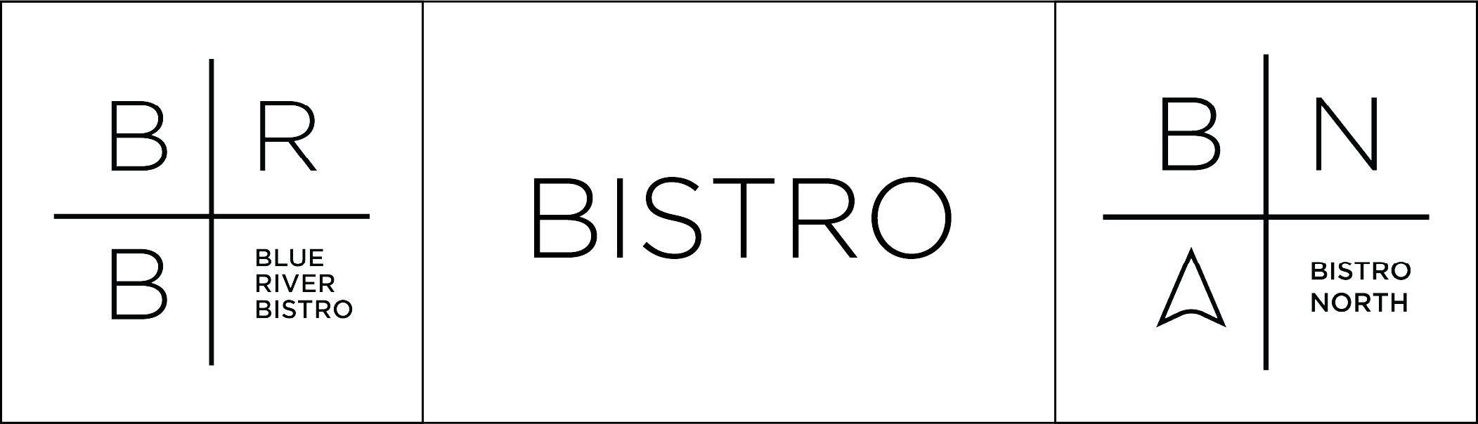 Blue River Bistro and Bistro North Logo