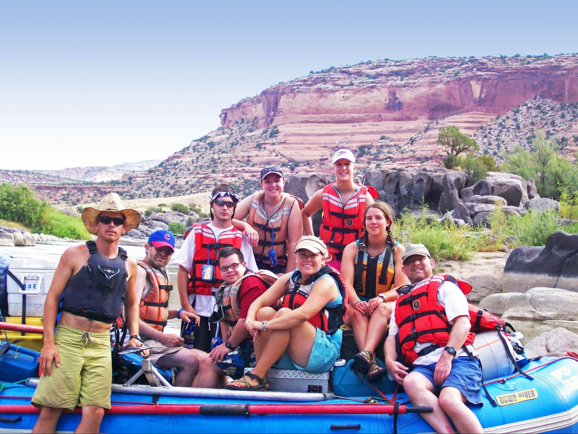 FVSRA on a Colorado based summer course rafting down Ruby Horsethief.