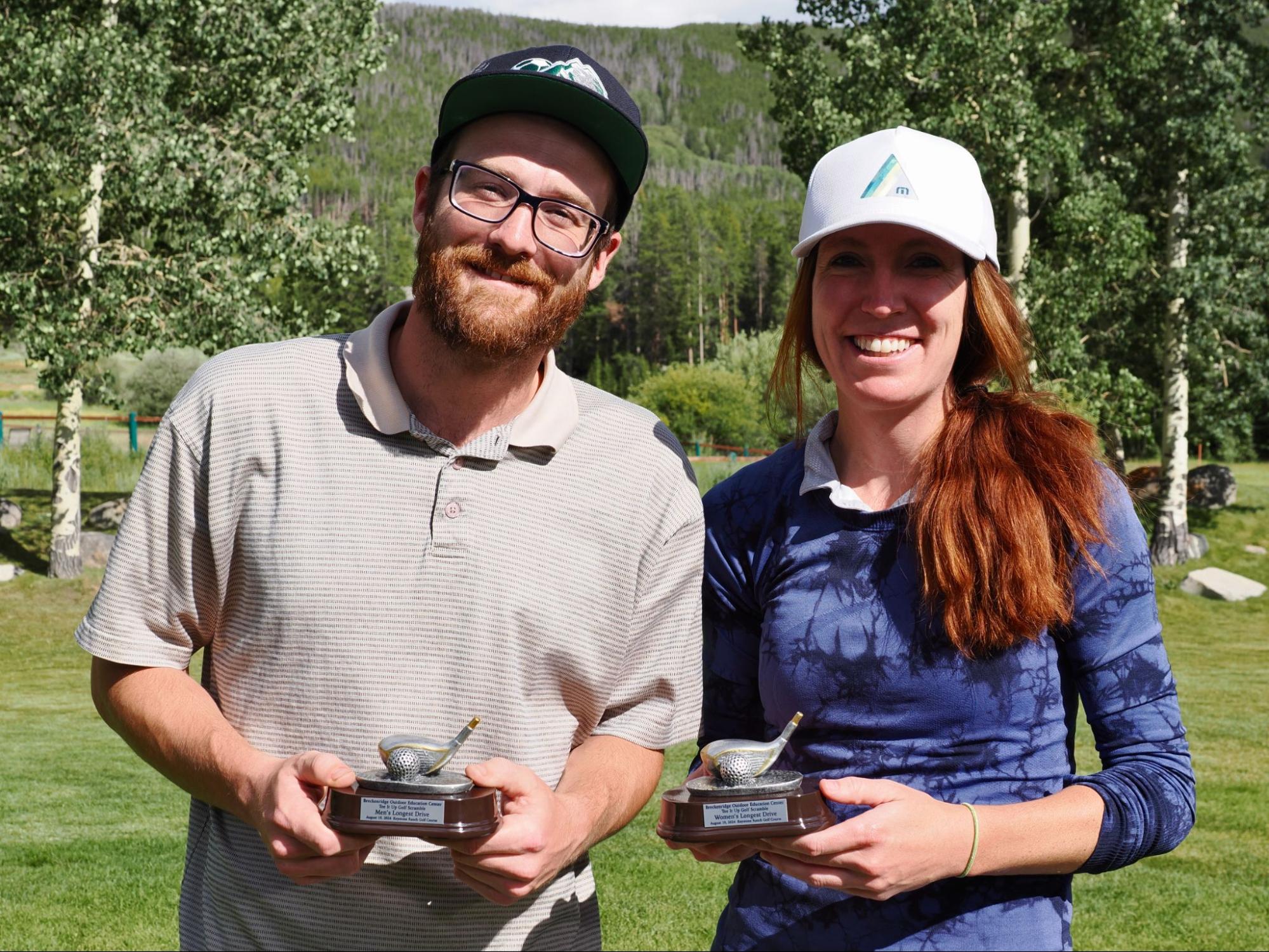 Congrats to our Men’s Longest Drive winner, Blake Herman and Women’s Longest Drive winner, Vanessa Stewart.