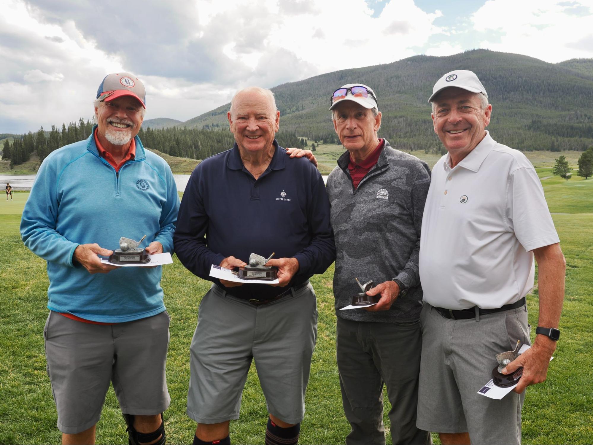 Tod's Team - Bob Weinschenck, Tom Wilson, Dave Servinsky, Les Derdyne, were the winners this year.