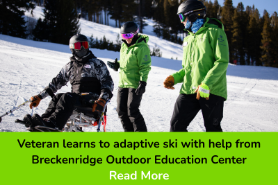 Veteran learns to adaptive ski with help from Breckenridge Outdoor Education Center